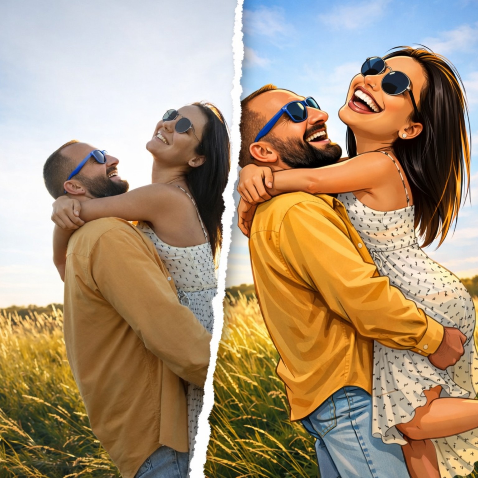 Clipe de fotos casamento presente personalizado